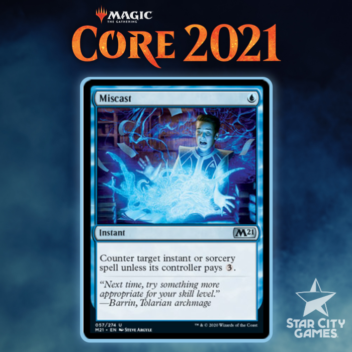 Miscast Is Blue Newest One-Mana Counterspell