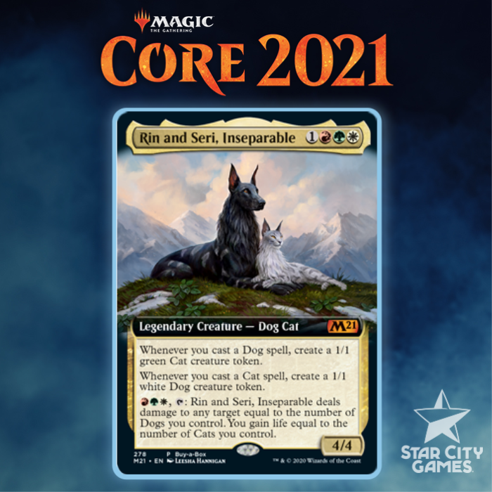 Core Set 2021 Raining Cats And Dogs With Rin And Seri, Inseparable