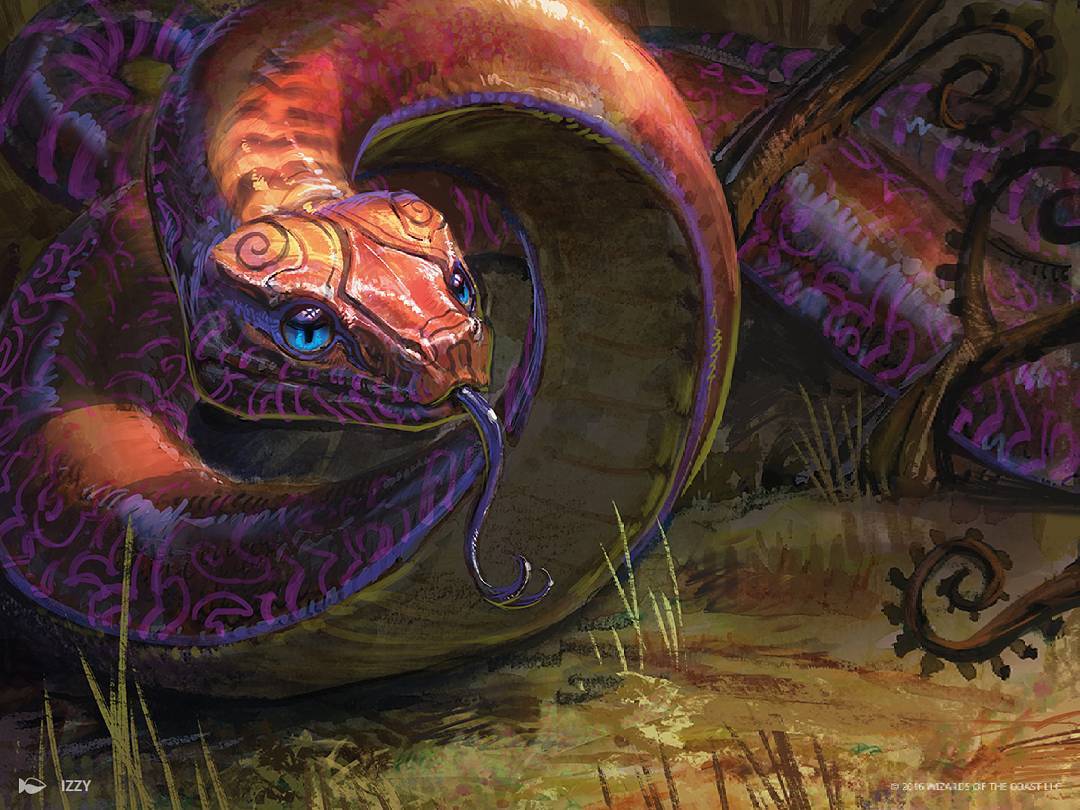 Winding Constrictor, illustrated by Izzy