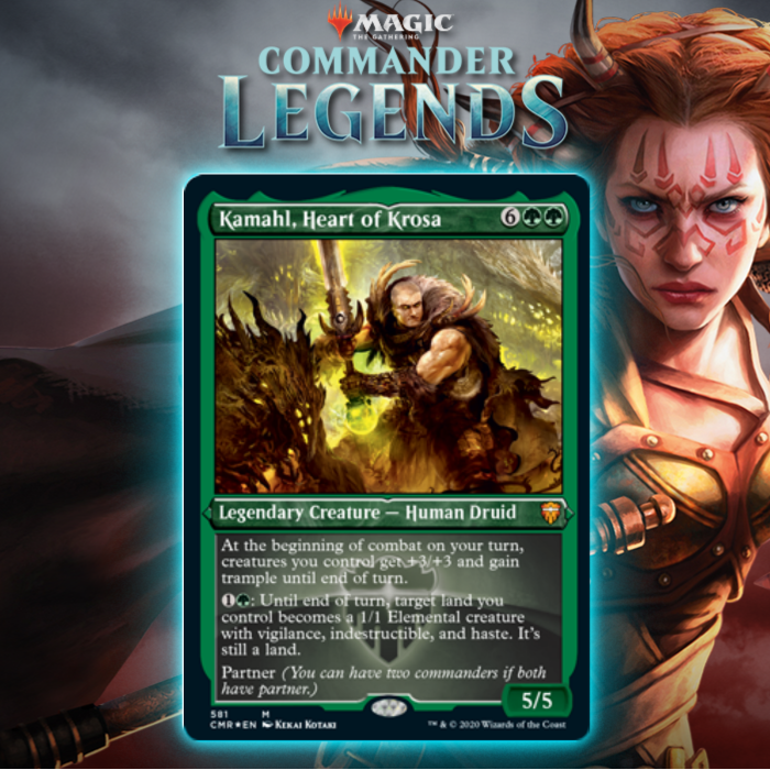 Commander Legends Gives Green A New Partner In Kamahl, Heart of Krosa