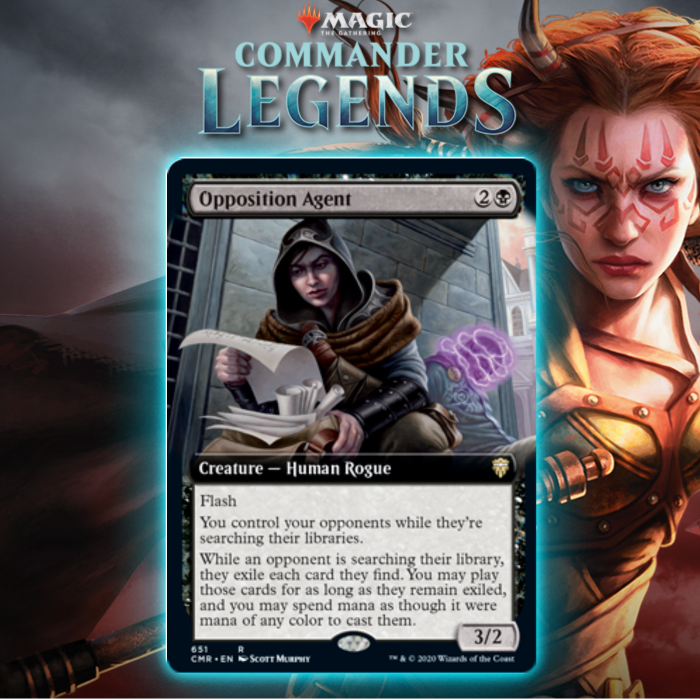 Black Gets Unique Human Rogue In Opposition Agent In Commander Legends