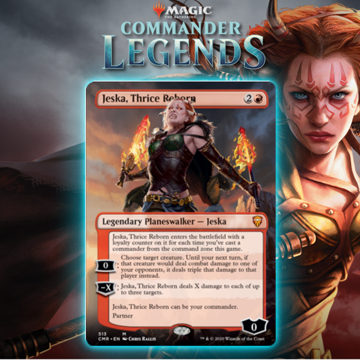 Commander Legends Introduces New Partner Planeswalker In Jeska, Thrice Reborn