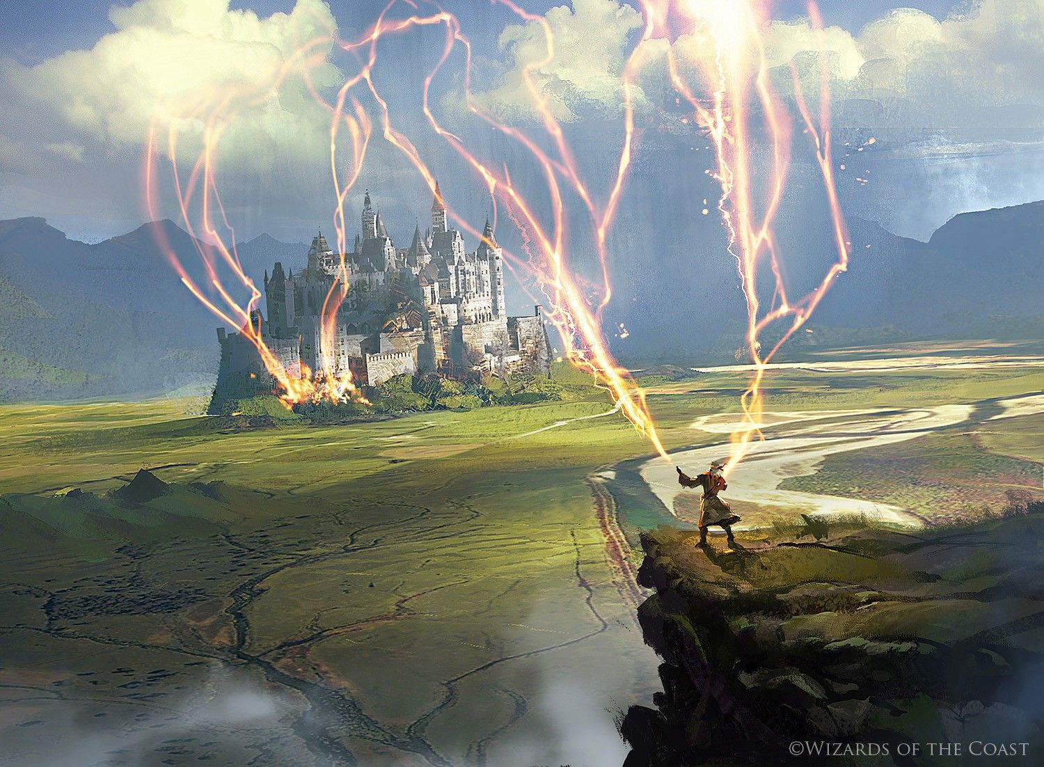 Wizard's Lightning, illustrated by Grzegorz Rutkowski