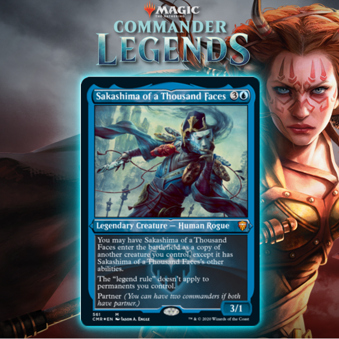 Blue Gets New Version of Sakashima In Commander Legends