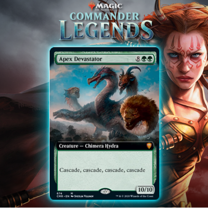Commander Legends Gives Green Cascading Chimera Hydra