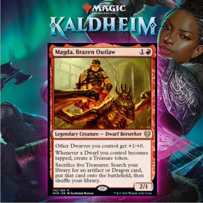 Finding A Home For Magda, Brazen Outlaw In Kaldheim Standard