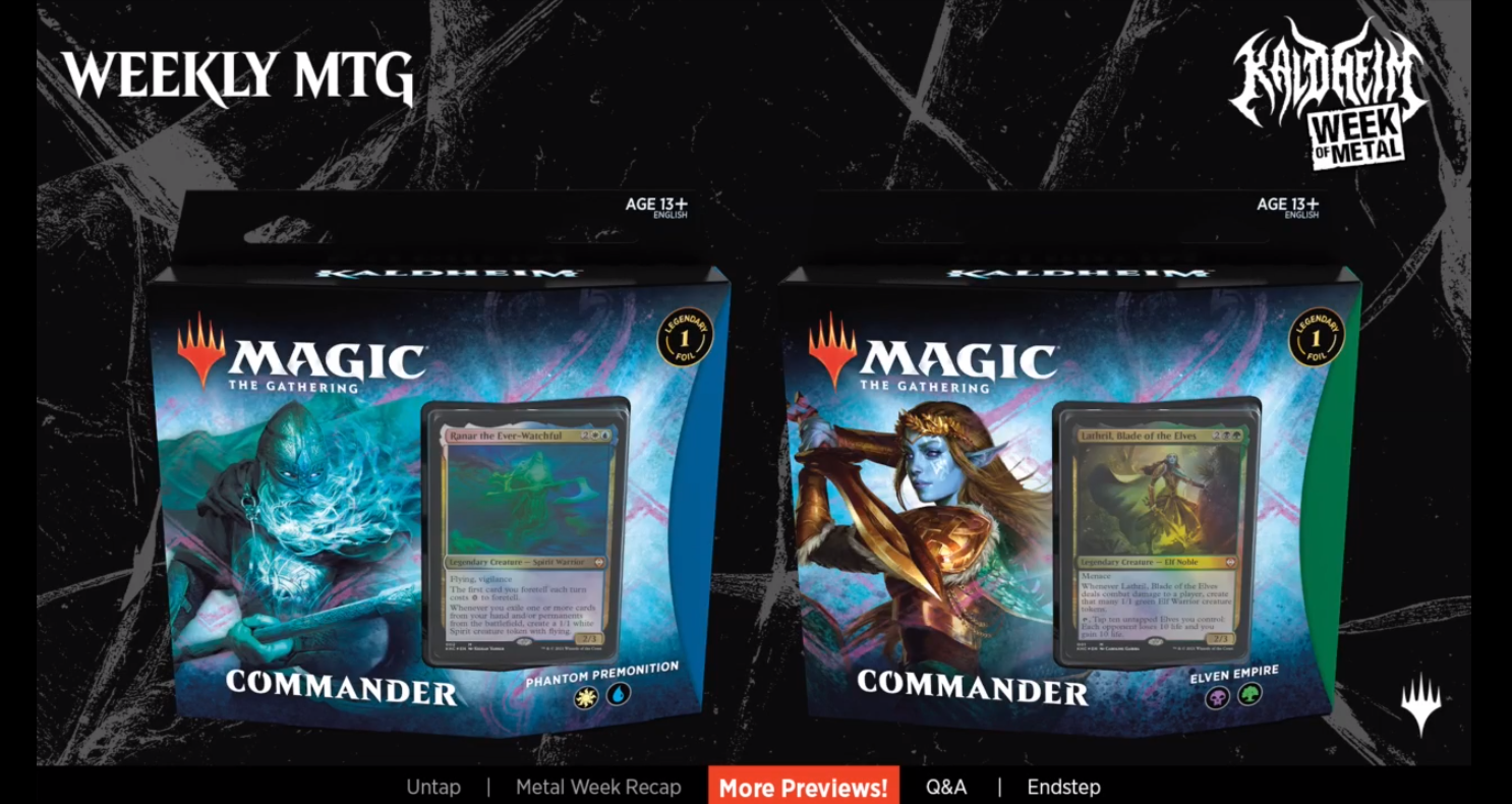 Weekly MTG Previews Lathril, Blade of the Elves and Ranar the Ever-Watchful From Kaldheim