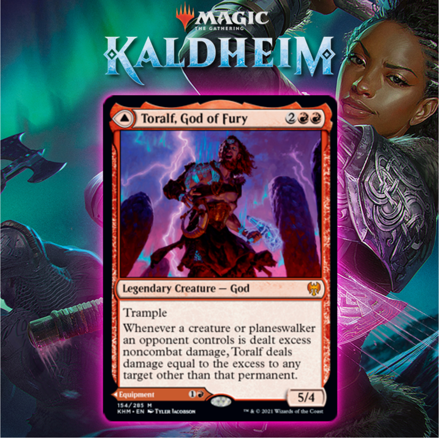 Kaldheim  Presale   Toralf God of Fury X4  Mythic Ships 2/5 