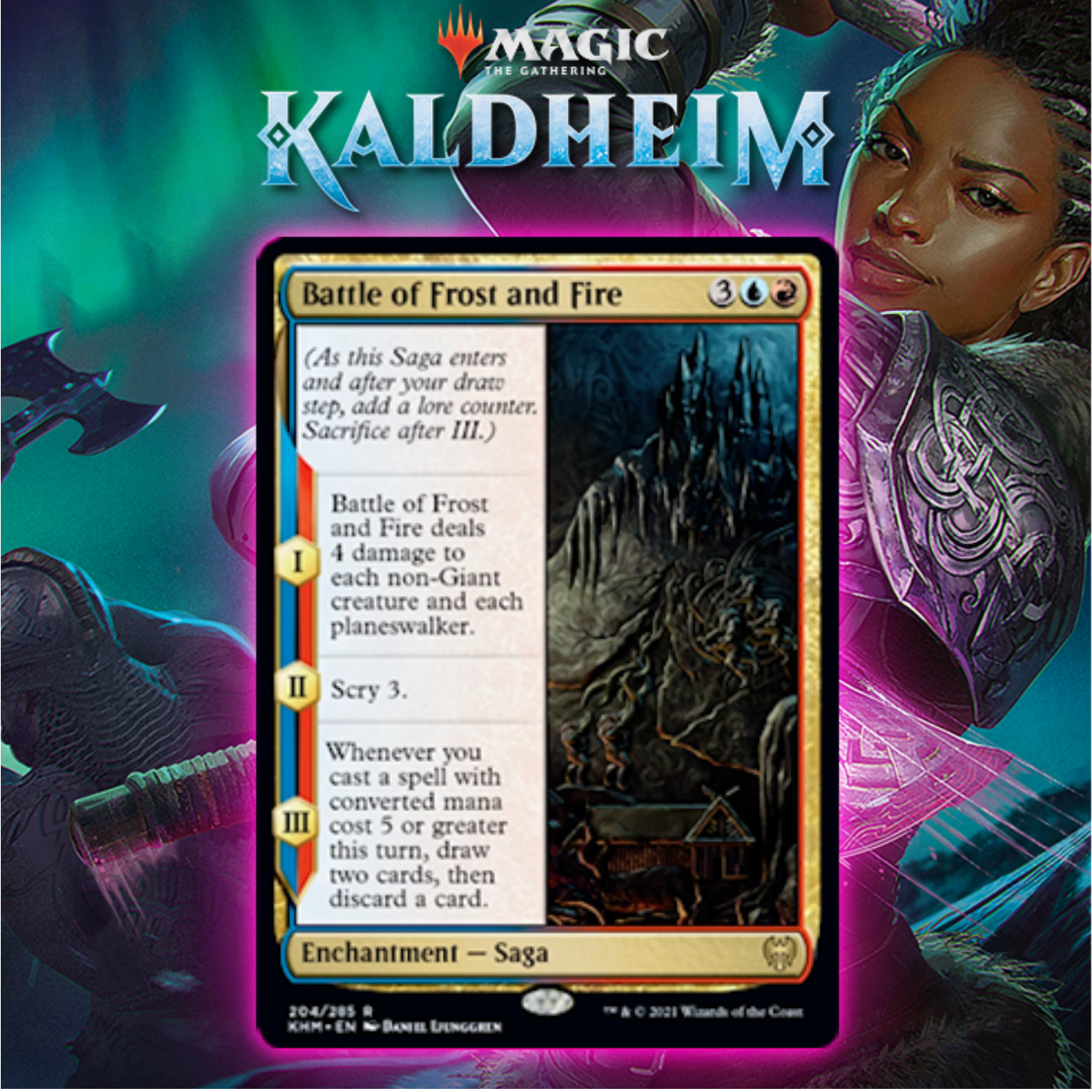Izzet Gets Powerful Saga In Battle of Frost and Fire In Kaldheim