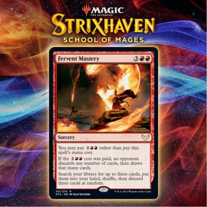 Red Gets Risky Sorcery In Fervent Mastery In Strixhaven