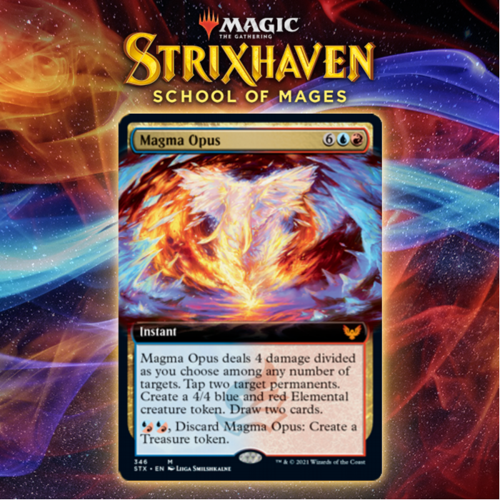 Prismari Gets Explosive Instant In Magma Opus In Strixhaven