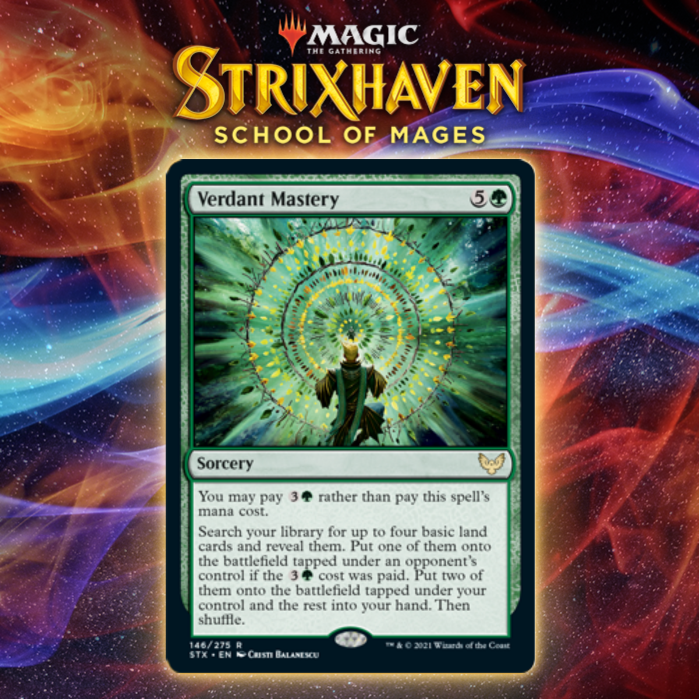 Green Gets New Take On Ramp In Verdant Mastery In Strixhaven