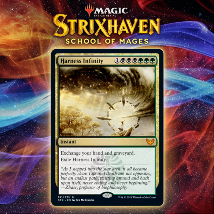 Exchange Your Hand And Graveyard With Harness Infinity In Strixhaven