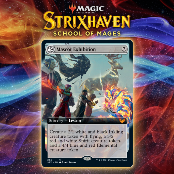 Mascot Exhibition Arrives As Strixhaven’s First Colorless Mythic Rare Lesson