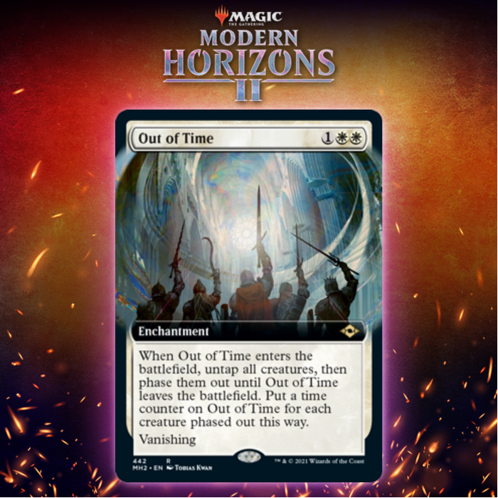 White Gets Unique Phasing Enchantment In Out Of Time In Modern Horizons 2 Star City Games