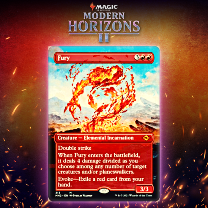 Red Gets Its Mythic Elemental Incarnation In Fury In Modern Horizons 2