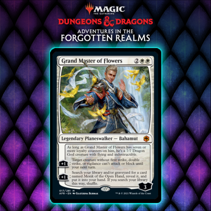 Grand Master of Flowers - Foil - Magic Singles » Adventures in the  Forgotten Realms - Set » Adventures in the Forgotten Realms -  TrollTraderCards