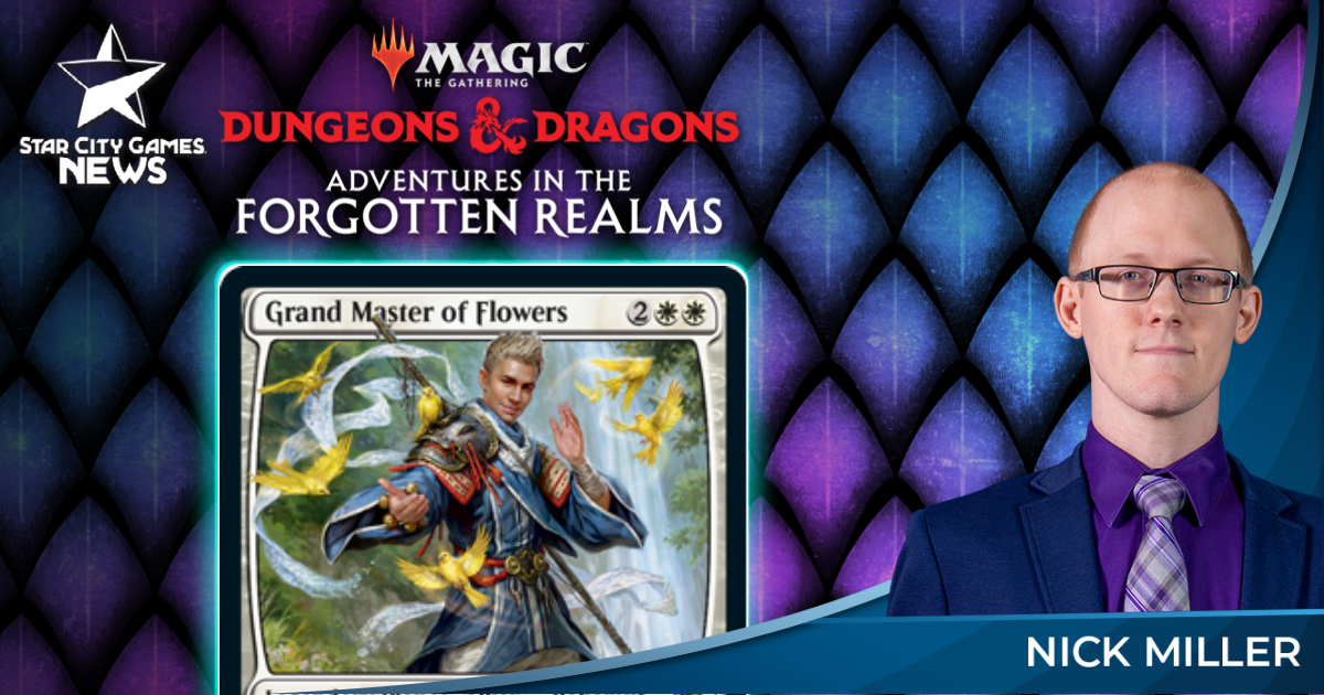 Adventures in the Forgotten Realms Grand Master of Flowers 100+ Deck Box  for Magic: The Gathering
