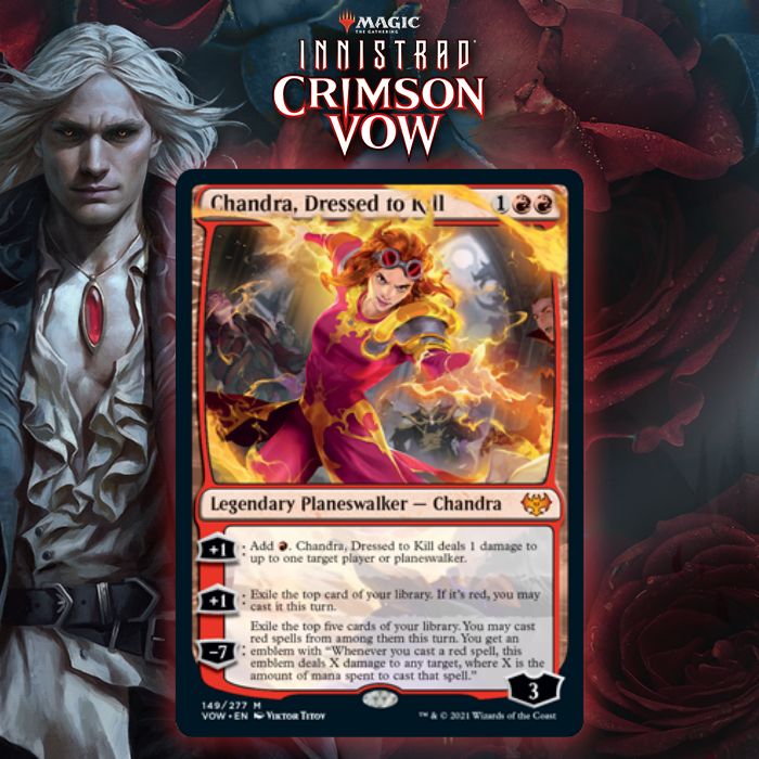 Chandra, Dressed to Kill Arrives To Heat Things Up In Innistrad: Crimson Vow