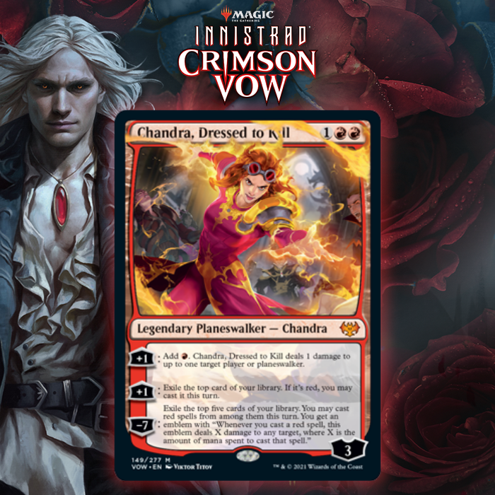 Chandra, Dressed to Kill · Innistrad: Crimson Vow (VOW) #149