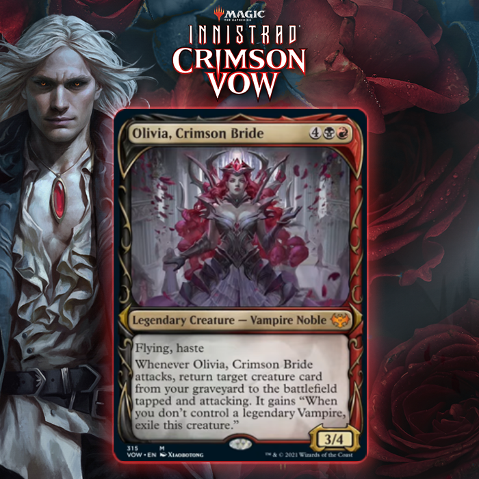 Innistrad’s Vampire Queen Returns! Meet Olivia, Crimson Bride From Innistrad: Crimson Vow