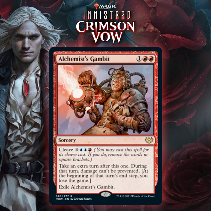 Red Receives Extra Turn Spell In Alchemist’s Gambit In Innistrad: Crimson Vow