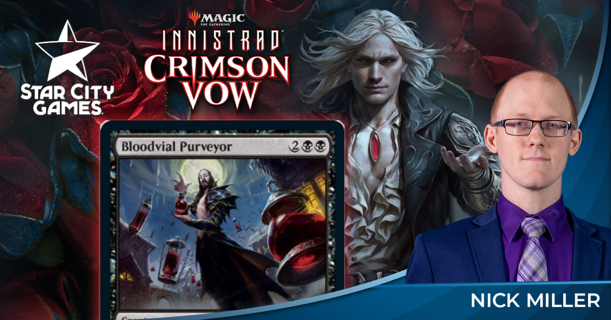 Black Gets Undercosted Flyer In Bloodvial Purveyor In Innistrad Crimson Vow Star City Games
