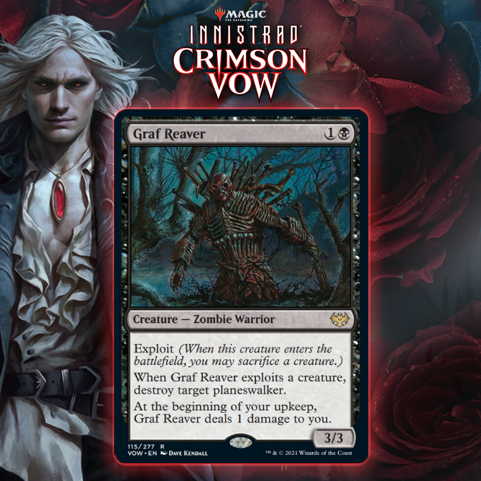 Black Gets Answer To Planeswalkers In Graf Reaver In Innistrad: Crimson Vow
