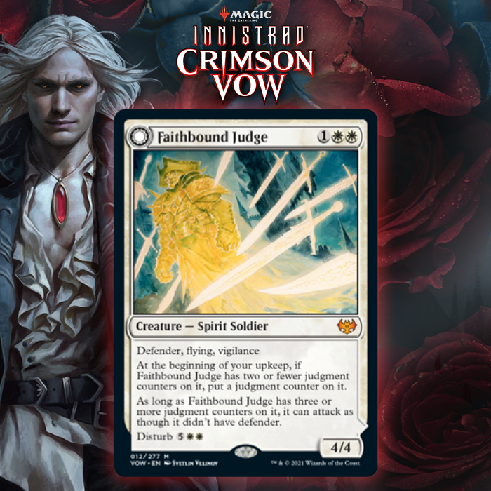 Innistrad: Crimson Vow’s Faithbound Judge Gives White Game-Ending Curse