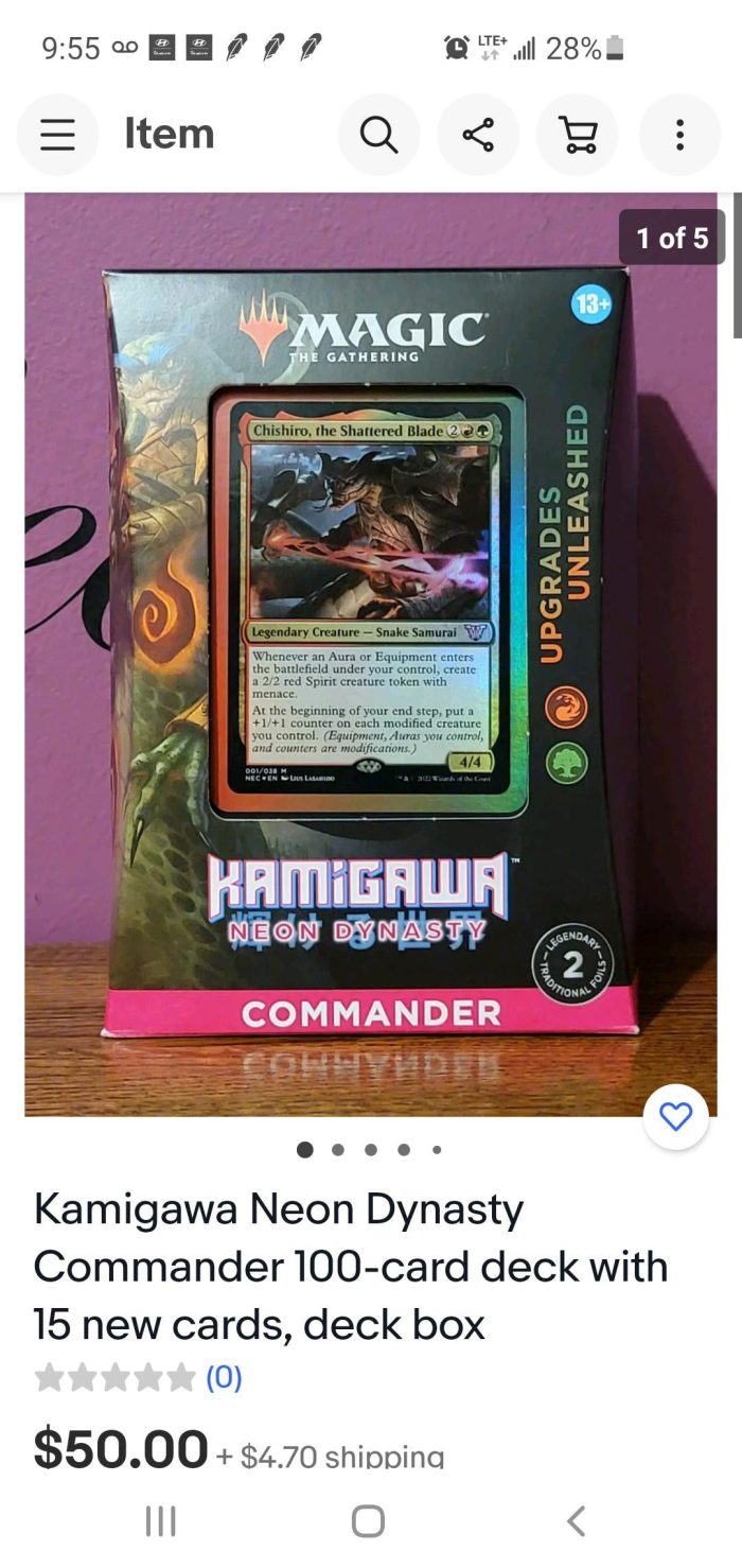 New Leak Appears To Show Legendary Creatures From Kamigawa Neon