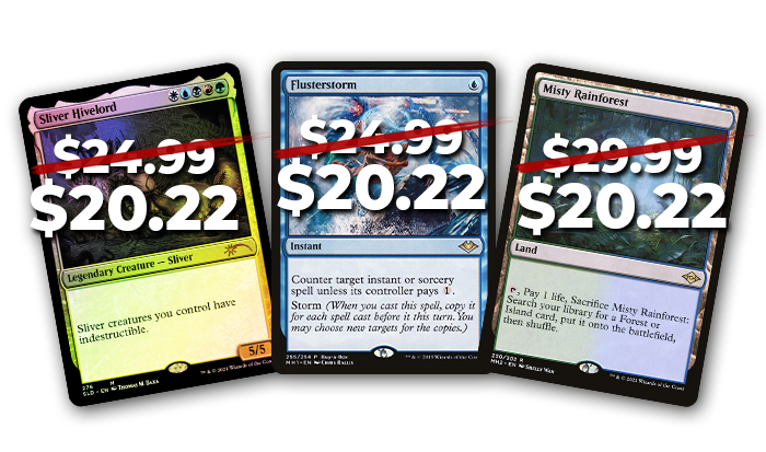 New Year’s Savings Continue with Hundreds of MTG Singles Marked Down to $20.22!