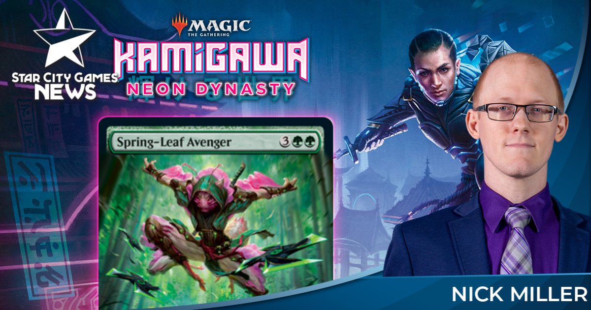 Kamigawa Neon Dynasty's SpringLeaf Avenger Gives Green Another Regrowth Variant Star City Games