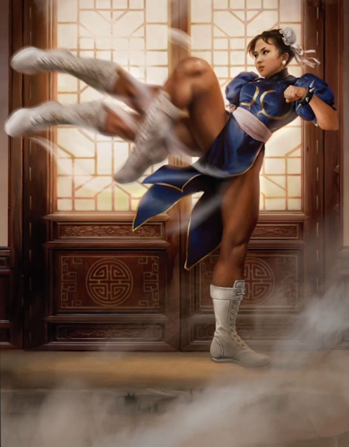 Commander Magic Deck Of The Week: Chun-Li, Countless Kicks