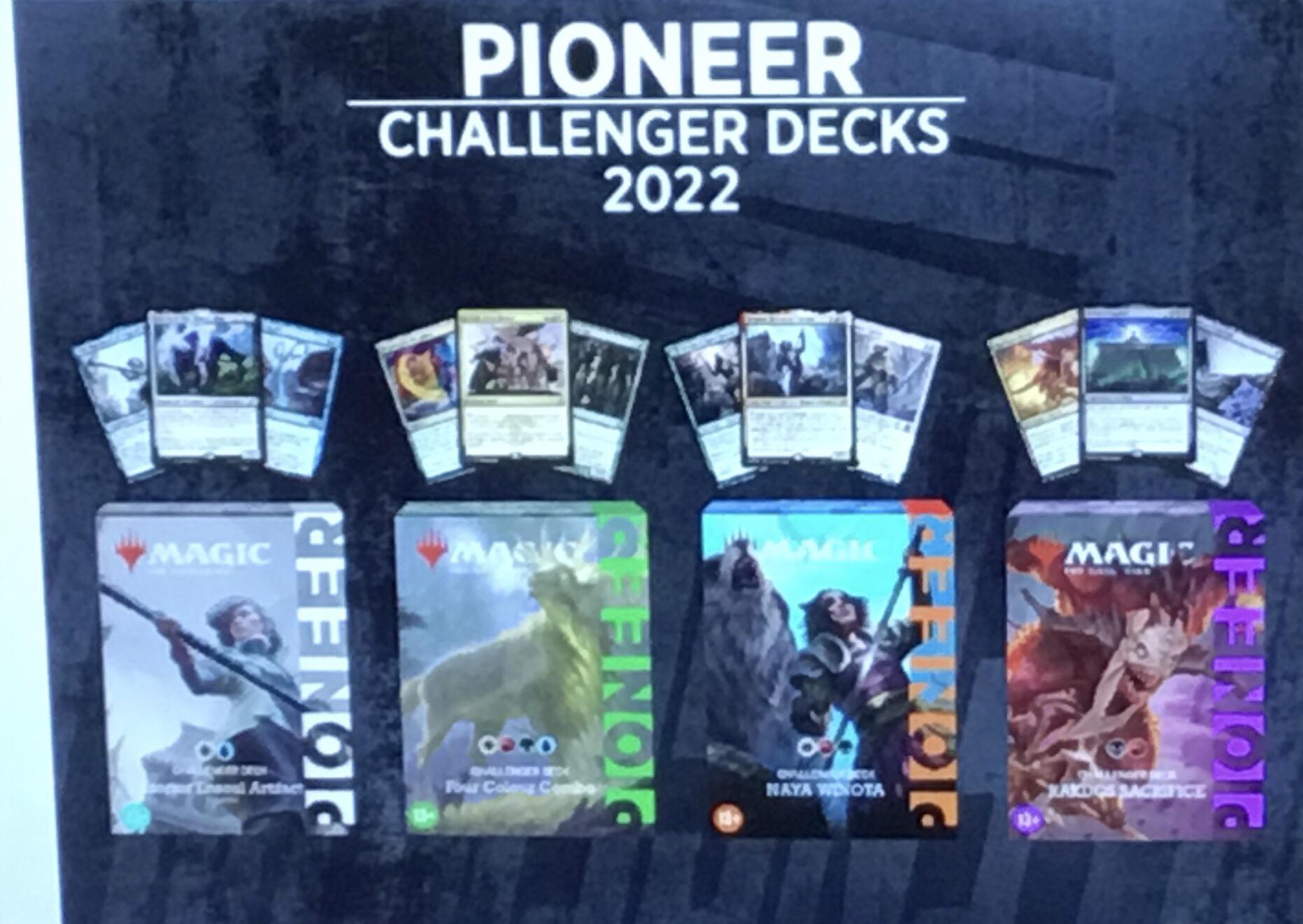 First Images of MTG 2022 Pioneer Challenger Decks Potentially Leaked