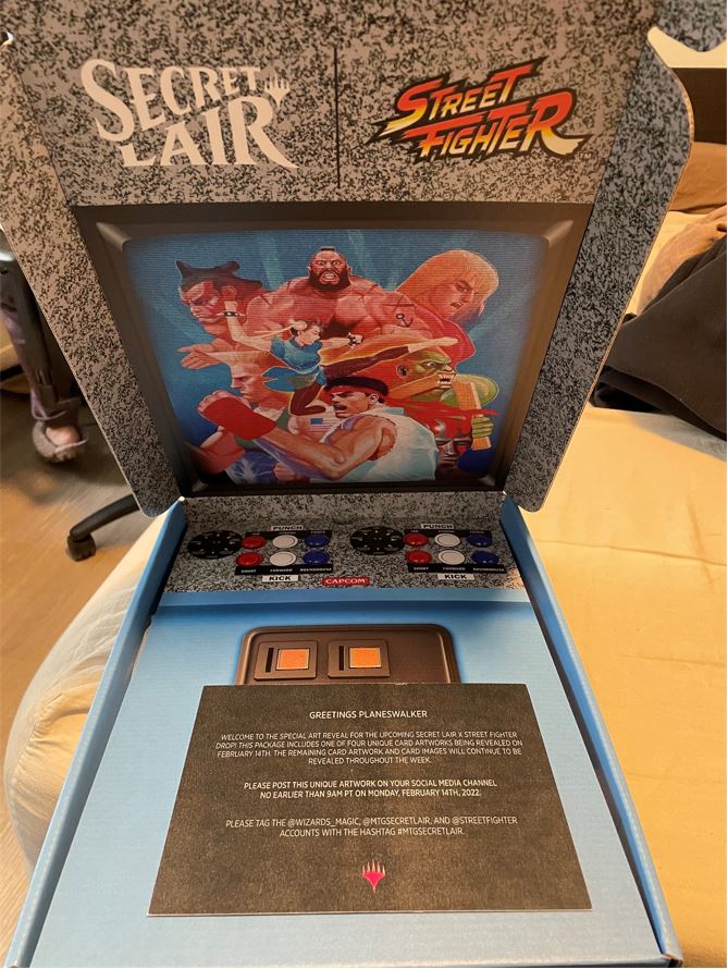 First Look at Zangief Artwork for MTG x Street Fighter Secret