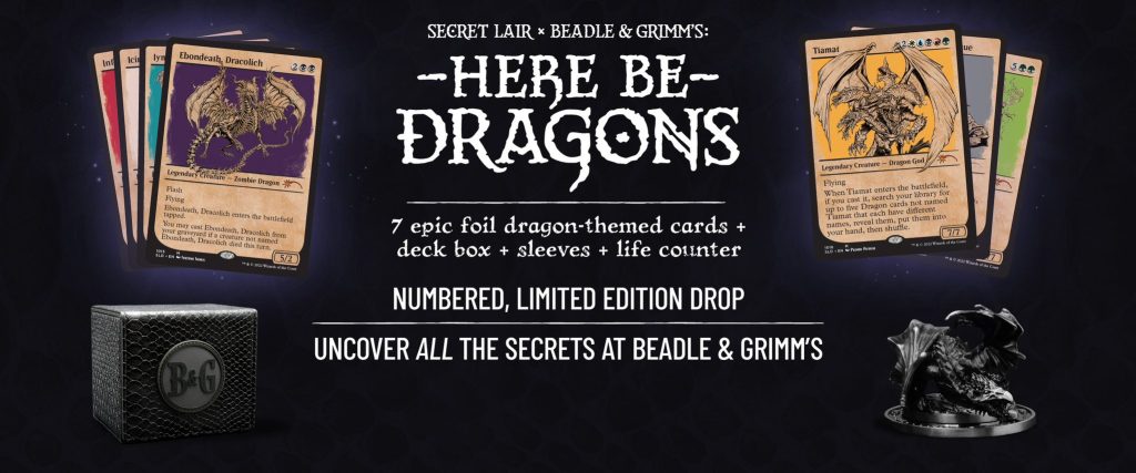 Beadle & Grimm's Here Be Dragons Secret Lair Drop Cards 