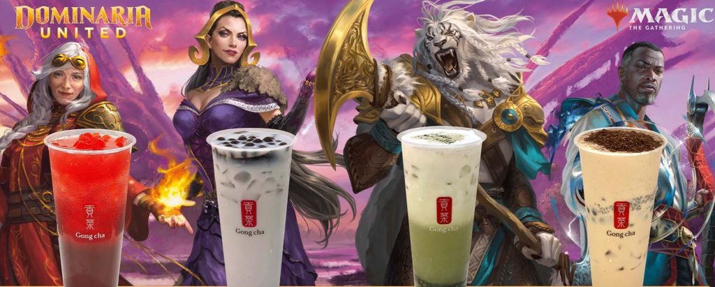 MTG x Gong cha Tea Brings Refreshing Crossover To Australian