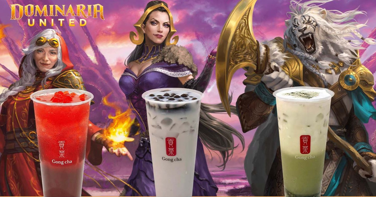 MTG x Gong cha Tea Brings Refreshing Crossover To Australian