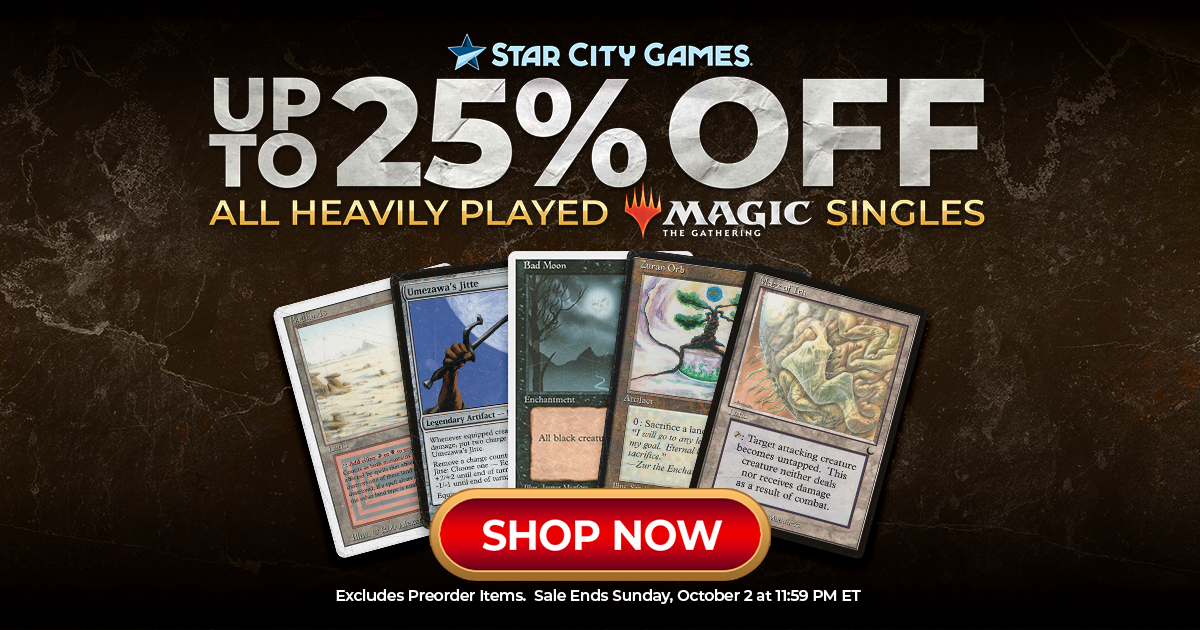 MTG Heavily Played (HP) Singles Sale! - Star City Games MTG Heavily Played (HP) Singles Sale! - Star City Games