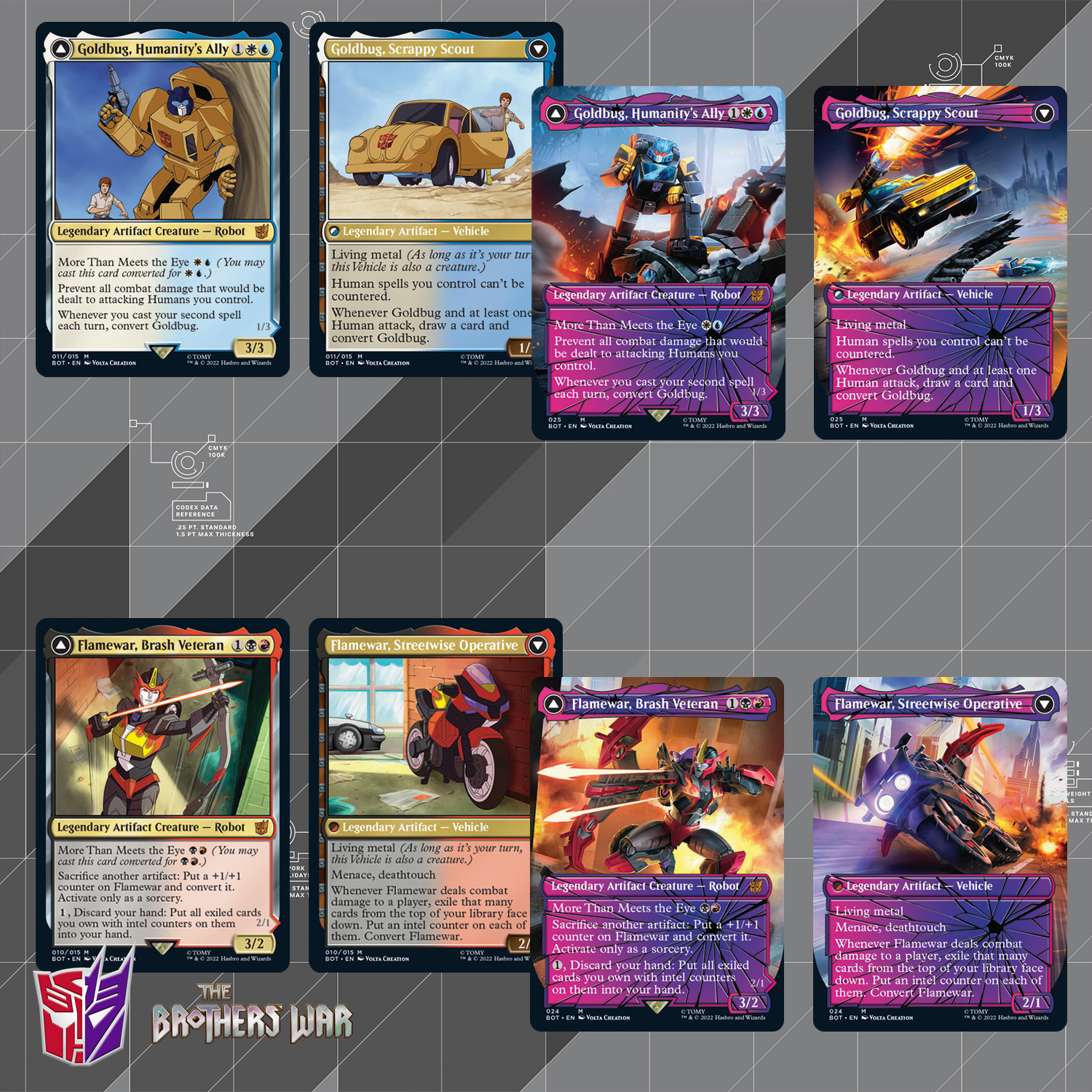 Transformers MTG Cards To Show Up In The Brothers' War Booster Packs