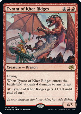 BRO] Tyrant of Kher Ridges - Star City Games Exclusive : r/magicTCG