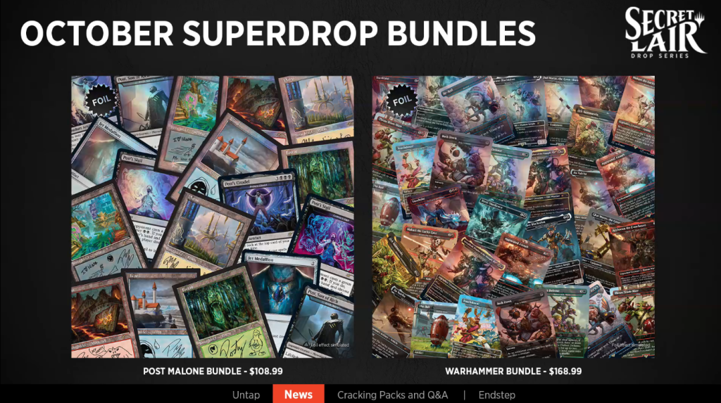 Weekly MTG Reveals Entire Secret Lair October Superdrop - Star 