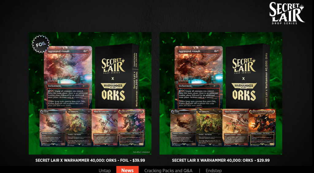 Weekly MTG Reveals Entire Secret Lair October Superdrop - Star 