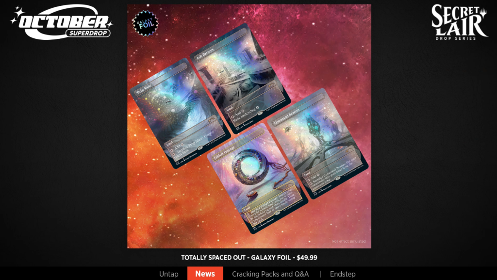 MTG Totally Spaced Out Galaxy Foil-