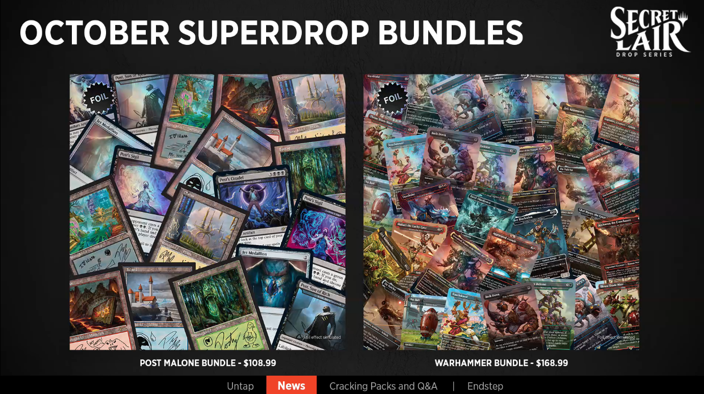 Weekly MTG Reveals Entire Secret Lair October Superdrop - Star