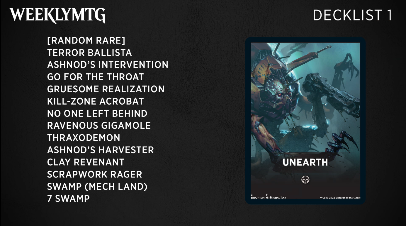 The Brothers' War Jumpstart And Set Booster Commander Cards Previewed