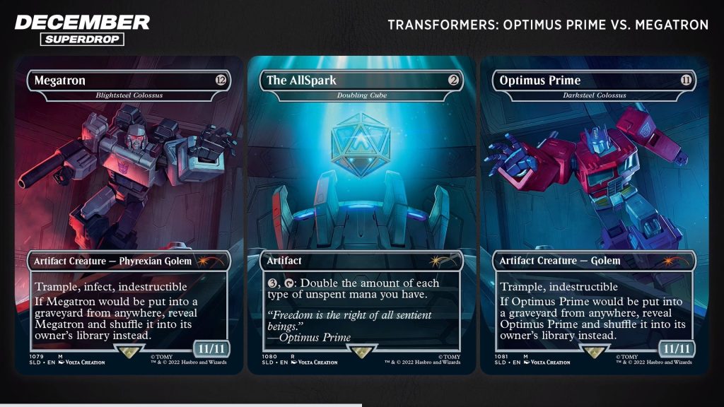 MTG's December Secret Lair Superdrop Features Transformers, Frank 