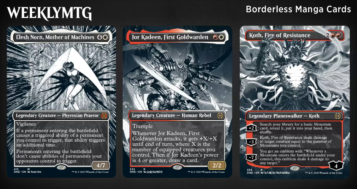 Weekly MTG Shows Off New Elesh Norn, Koth, And More From Phyrexia All