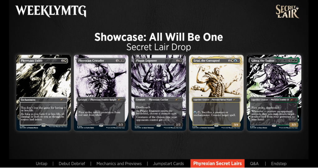 Phyrexia: All Will Be One Debut Day Previews Set's Mechanics And