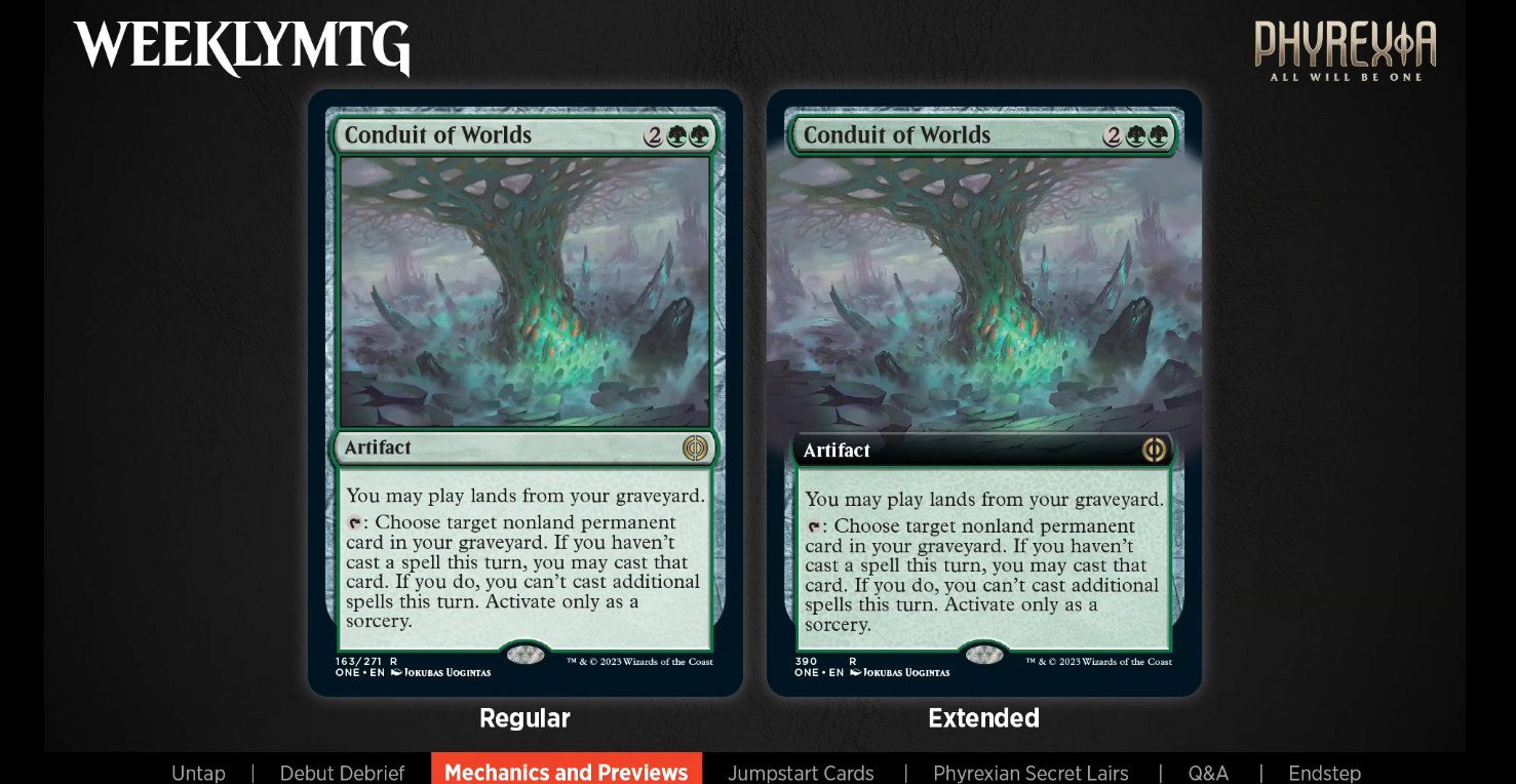 Phyrexia All Will Be One Debut Day Previews Set's Mechanics And 40